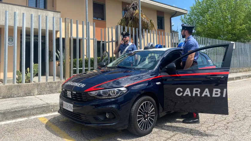Una pattuglia dei carabinieri