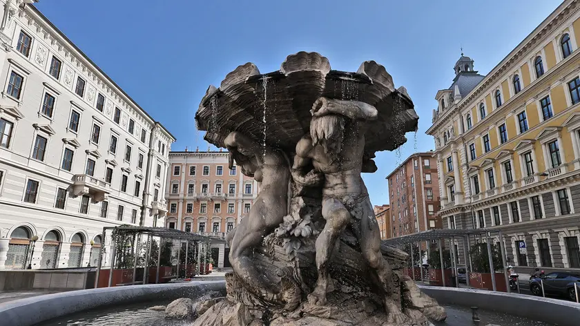 Piazza Vittorio Veneto a Trieste (foto Lasorte)