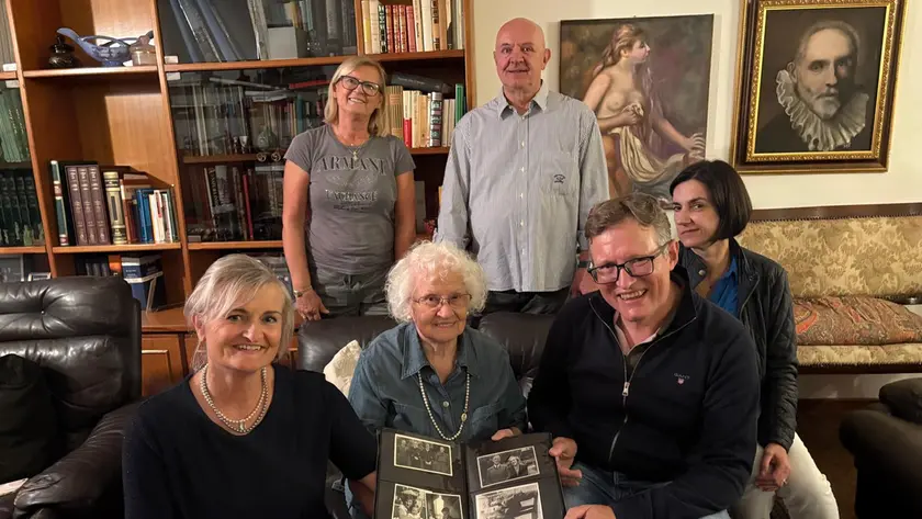 L’incontro dopo 80 anni fra i discendenti delle due famiglie a Turriaco