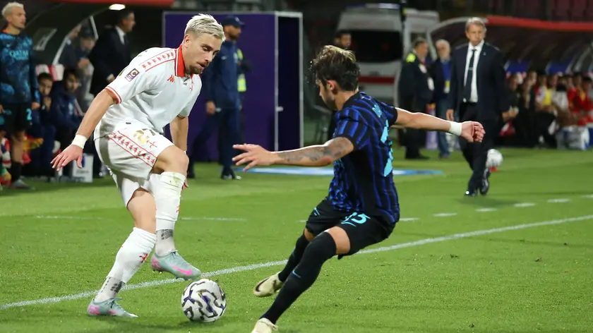 Alessandro Faggioli è l’unico attaccante esperto a disposizione di Marino (Foto Mariani/Lasorte)