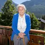 La patriota Paola Del Din in villeggiatura a Sappada