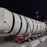 La copia del Batiscafo Trieste arrivata al Molo VII (SIlvano)