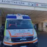 Un'ambulanza in una foto di archivio