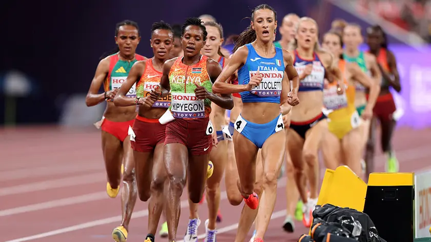 La grinta dell’azzurra Nadia Battocletti (Getty Images)