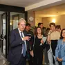 Il confronto fra gli studenti e l’ex premier Paolo Gentiloni (TIbaldi)