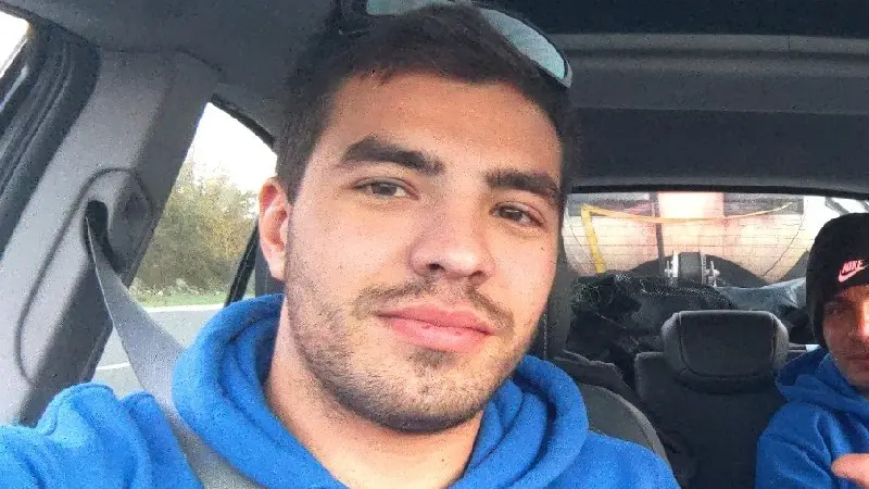 Aaron Ursich in una foto tratta dai social