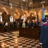 Un momento della messa dedicata al patrono della Polizia. Nelle altre due foto, mezzi delle forze dell’ordine