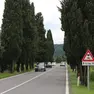 La strada del VAllone a pochi metri da Merna dove è avvenuto l'incidente