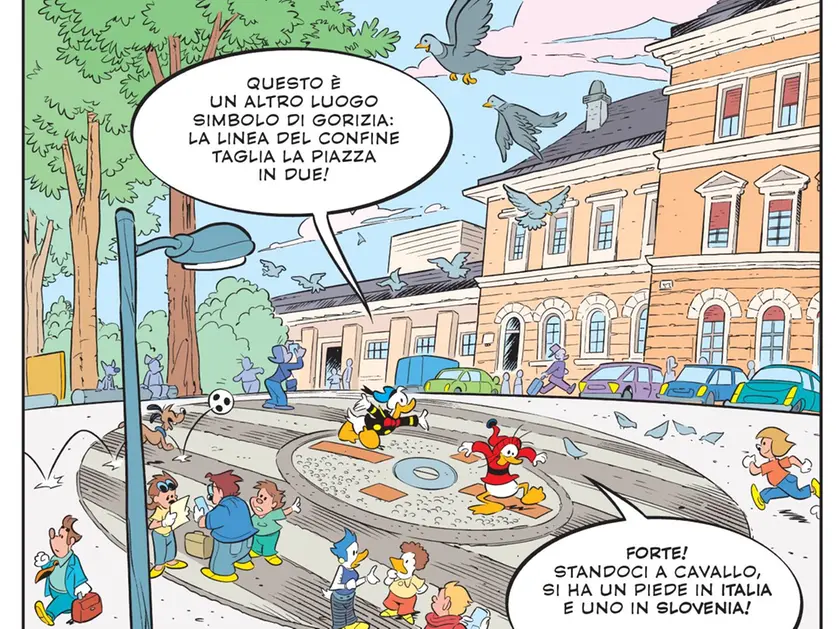 Paperino alla Transalpina