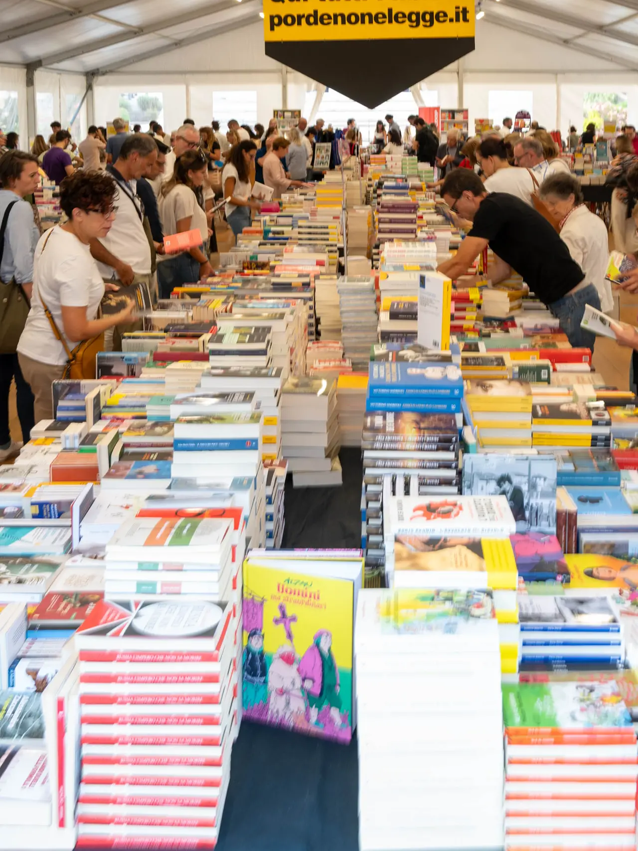 Stand pieni e posti esauriti agli eventi di pordenonelegge