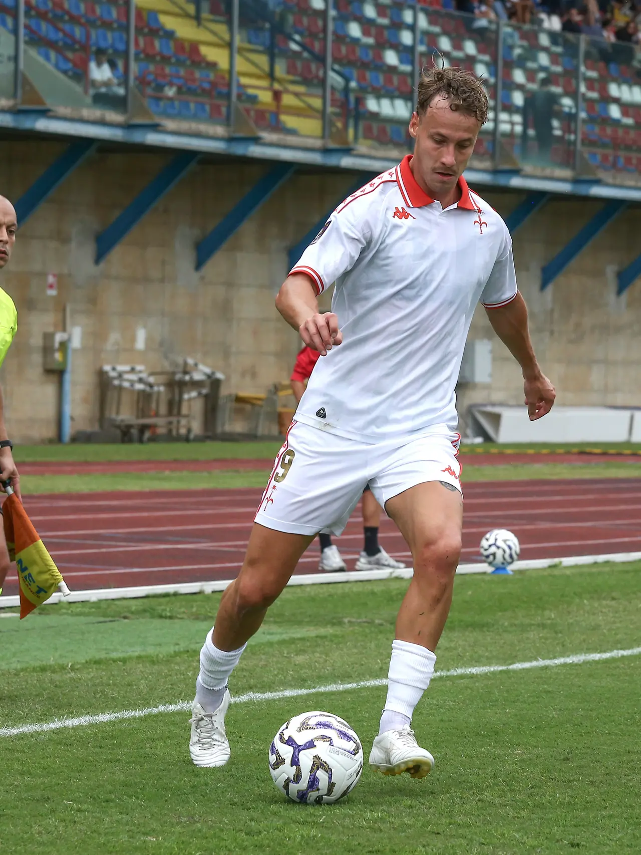 Vertainen ha riportato una lesione al flessore: dovrebbe tornare a disposizione di Marino per la gara del 18 ottobre con la Pergolettese (Foto Mariani/Lasorte)