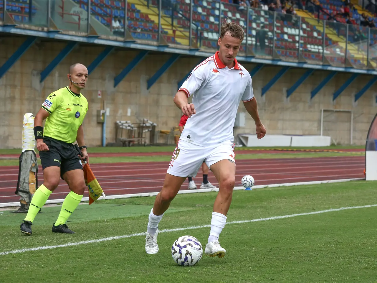 Vertainen ha riportato una lesione al flessore: dovrebbe tornare a disposizione di Marino per la gara del 18 ottobre con la Pergolettese (Foto Mariani/Lasorte)