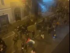 Il corteo di mercoledì sera a Trieste