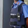Un vigilante in una foto simbolica