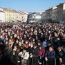 Piazza Vittoria gremita per la Capitale della Cultura (archivio Bumbaca)