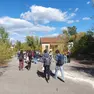Gli studenti dell’Università di Ferrara durante la visita all’ex Toti Bergamas di Gradisca d’Isonzo