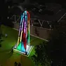 Un rendering dell’obelisco che verrà inaugurato nella serata di sabato 18 ottobre
