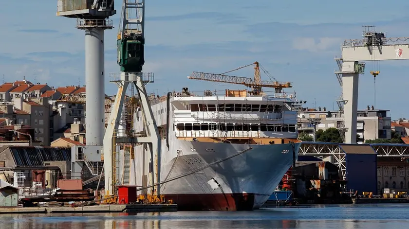 Lo storico cantiere navale Scoglio Olivi a Pola