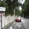 Salita Madonna di Gretta da strada del Friuli Foto Lasorte