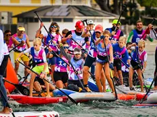 Un momento di barcolana sup (foto di Martina Orsini)