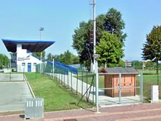 L’ingresso dello stadio di Martignacco