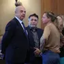 Il sindaco Roberto Dipiazza con l’assessore Elisa Lodi e Stefano Bernobich della Lega