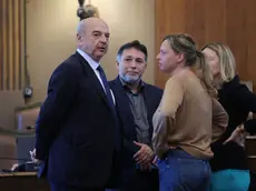 Il sindaco Roberto Dipiazza con l’assessore Elisa Lodi e Stefano Bernobich della Lega