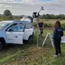L’installazione della stazione meteorologica nella zona del Preval