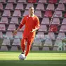 Il difensore centrale Tommaso Silvestri è alla seconda stagione alla Triestina. Foto Lasorte