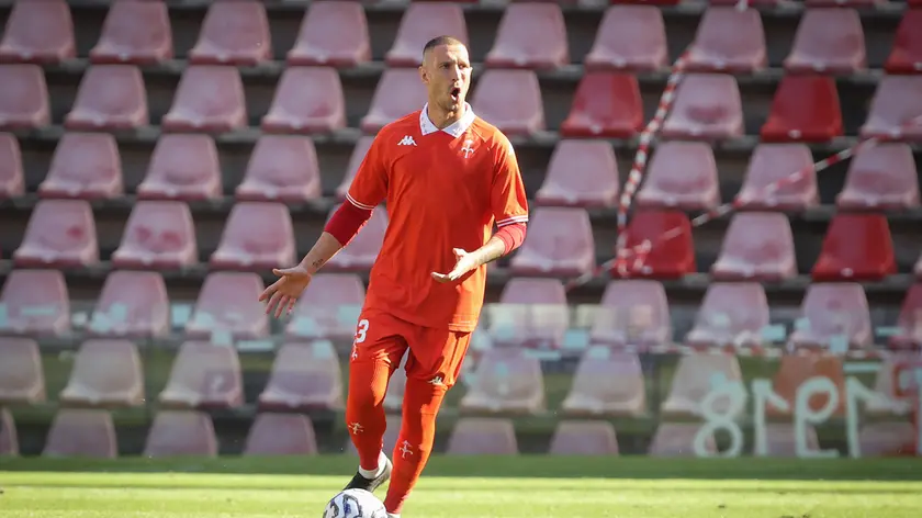 Il difensore centrale Tommaso Silvestri è alla seconda stagione alla Triestina. Foto Lasorte