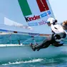 Le triestine Giulia Conti e Giovanna Micol in regata (foto Vincenzo Baglione)