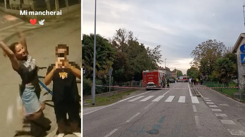 Il ricordo del fratello gemello sui social, a destra il luogo dell'incidente