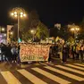 La manifestazione per Gaza mercoledì sera a Trieste (Lasorte)