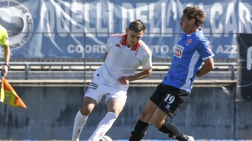 Il 19enne attaccante biancorosso Noa Kljajic Foto Mariani/Lasorte