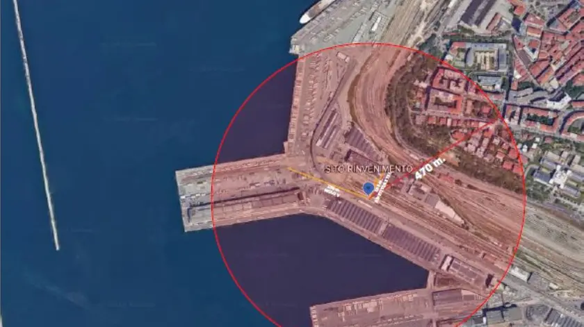La zona rossa prevista sabato 18 ottobre a Trieste