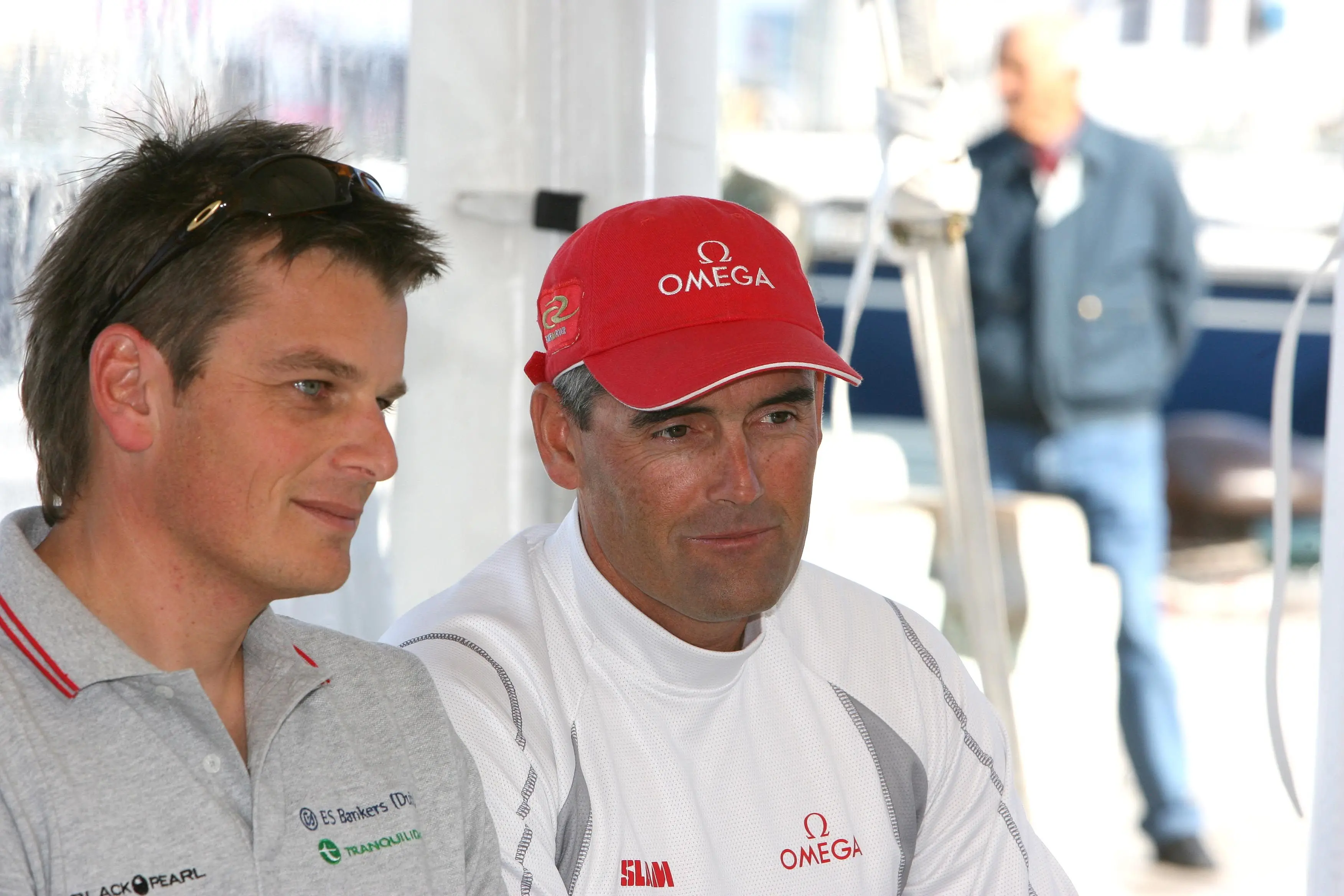 Dean Barker e Russell Coutts alla Barcolana 2007 (Lasorte)