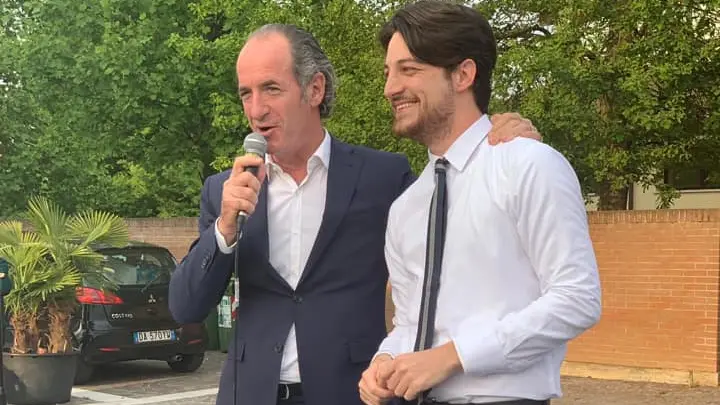Luca Zaia e Alberto Stefani: il governatore uscente del Veneto e l'aspirante alla successione