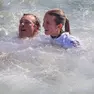 La coppa e un tuffo in mare con la figlia Marta, arrivata seconda. Così Furio Benussi festeggia con Arca Sgr la Barcolana 57 con cui ha suggellato la terza vittoria consecutiva. Al secondo posto, appunto, l'altra imbarcazione del team Benussi: Marta 07 con a bordo il fratello e la figlia di Furio, Gabriele e Marta. Terzo posto per Prosecco Doc Shockwave di Mitja Kosmina. Ecco le foto delle premiazioni di Andrea Lasorte