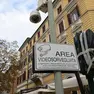 L’impianto di videosorveglianza installato in corso Italia davanti al caffè Garibaldi.