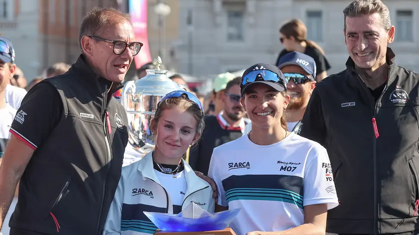 Le premiazioni in Molo Audace