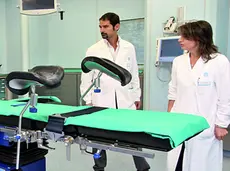 La sala parto di un ospedale
