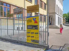 L’ingresso dell’istituto Cossar Da Vinci che ospita le lezioni dei corsi serali a Gorizia