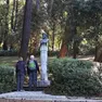 Il busto di Leopoldo III al Parco di Miramare (foto Lasorte)