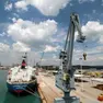 Uno scatto della banchina di Portorosega (Bonaventura)