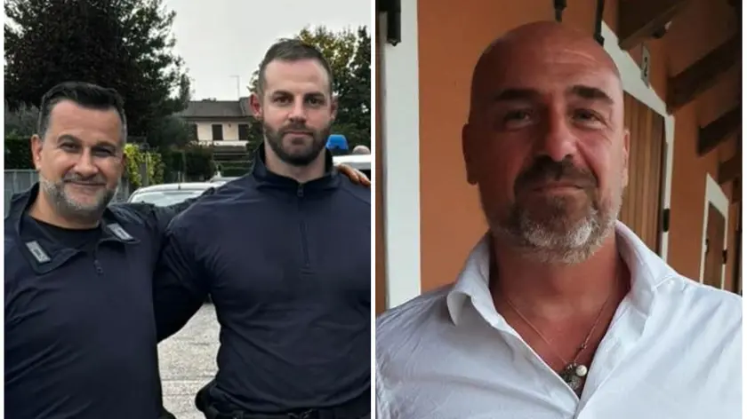 Da sinistra i carabinieri Daprà, Bernardello, Piffari che hanno perso la vita nell'esplosione