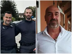 Da sinistra i carabinieri Daprà, Bernardello, Piffari che hanno perso la vita nell'esplosione