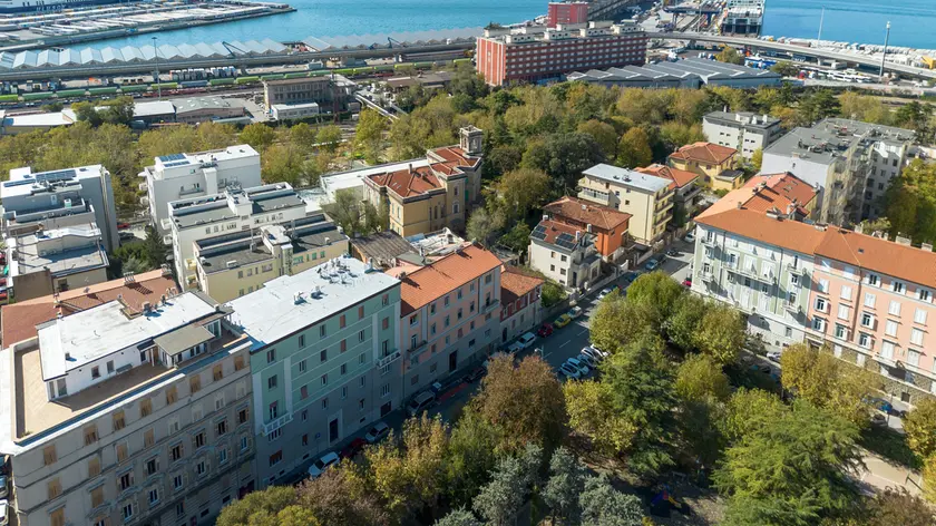Una vista panoramica su Campo Marzio e il porto (Silvano)