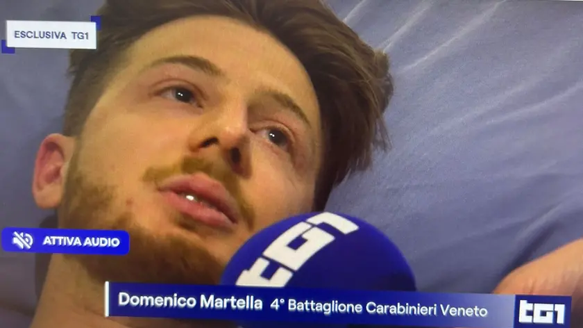 Il carabiniere Domenico Gabriele Martella, fratello del maresciallo Emanuele Martella di stanza