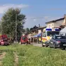Il luogo dell'incidente a Castel d'Azzano
