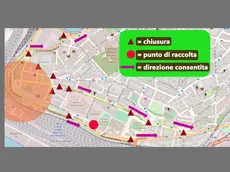 La mappa della chiusure stradali